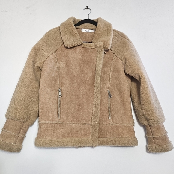 Bear Witness To This Faux Suede Aviator Jacket - Picture 6 of 13